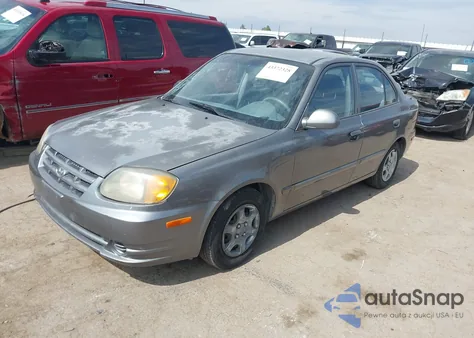 2005 Hyundai Accent Gls z USA, uszkodzony, nr VIN KMHCG45C85U604815